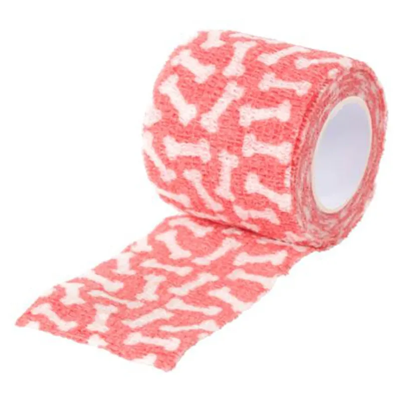 Fun-Flex Bones Bandage 7,5cm x 4,5m 1 Stk ROSA - Tidsbegrænset